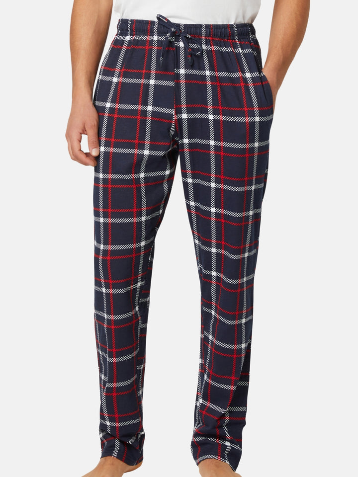 FM London 2-Pack Extra Warm Pyjamas for Men - Lightweight Mens Pyjama Bottoms, Loungewear, and Nightwear - Cotton Rich and Comfort Fit